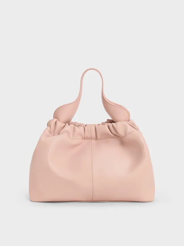 Charles & Keith - Ally Ruched Slouchy Chain-Handle Bag sold by Charles & Keith