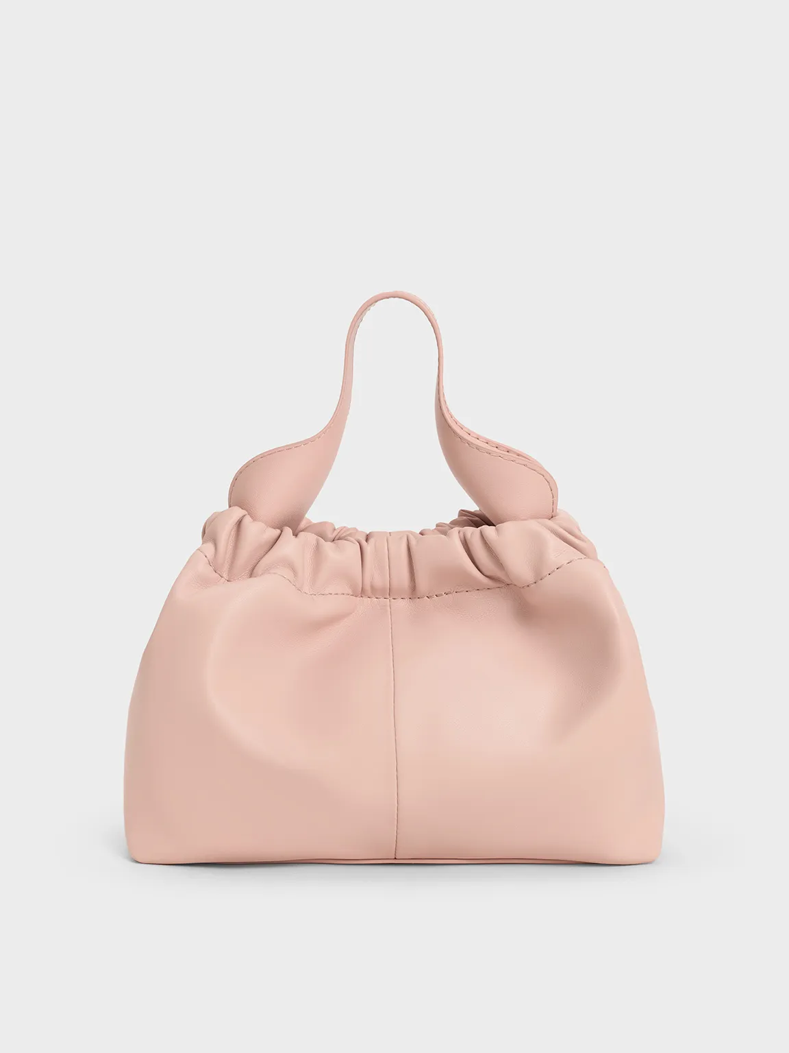 Charles & Keith - Ally Ruched Chain-Handle Bag sold by Charles & Keith