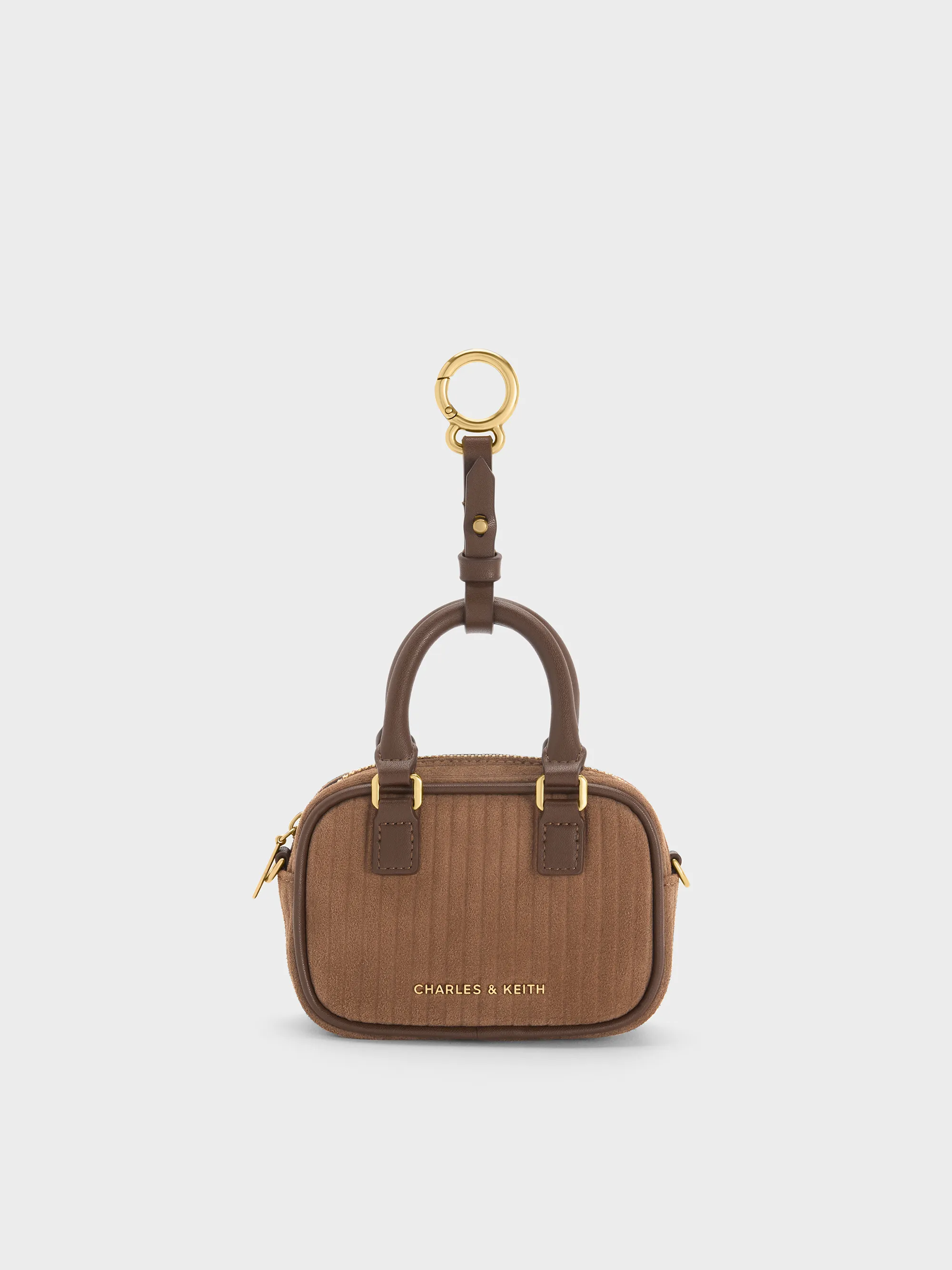 Charles & Keith - Sianna Corduroy Bag Charm sold by Charles & Keith
