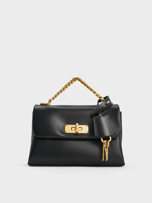 Charles & Keith - Mini Kerry Chain-Handle Crossbody Bag sold by Charles & Keith