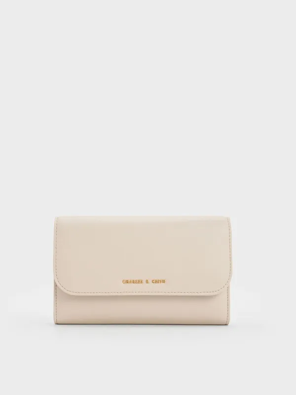 Charles & Keith - Octavia Front Flap Long Wallet sold by Charles & Keith