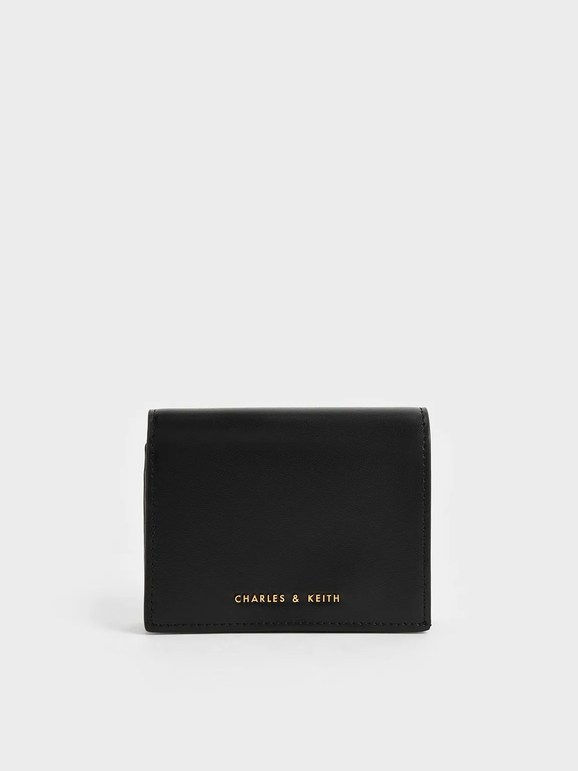 Charles & Keith - Cassia Snap Button Mini Short Wallet sold by Charles & Keith