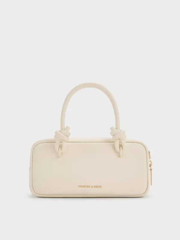 Charles & Keith - Sammie Knotted-Handle Elongated Bag sold by Charles & Keith