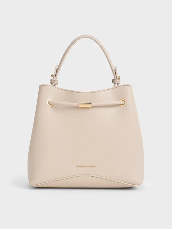 Charles & Keith - Sybill Geometric Bucket Bag sold by Charles & Keith
