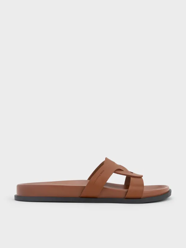 Charles & Keith - Fannie Interwoven Cut-Out Slide Sandals sold by Charles & Keith