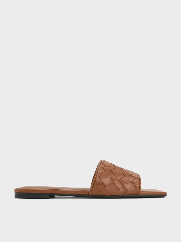 Charles & Keith - Ivette Woven Slide Sandals made by Charles & Keith