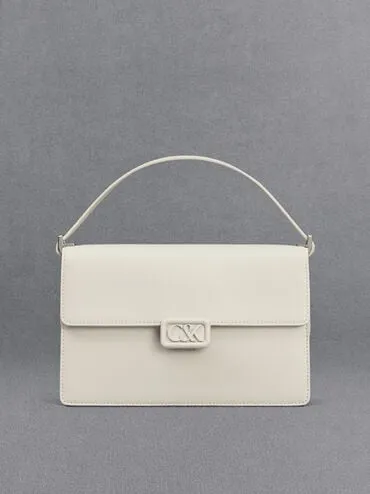 Charles & Keith - Leather Shoulder Bag sold by Charles & Keith