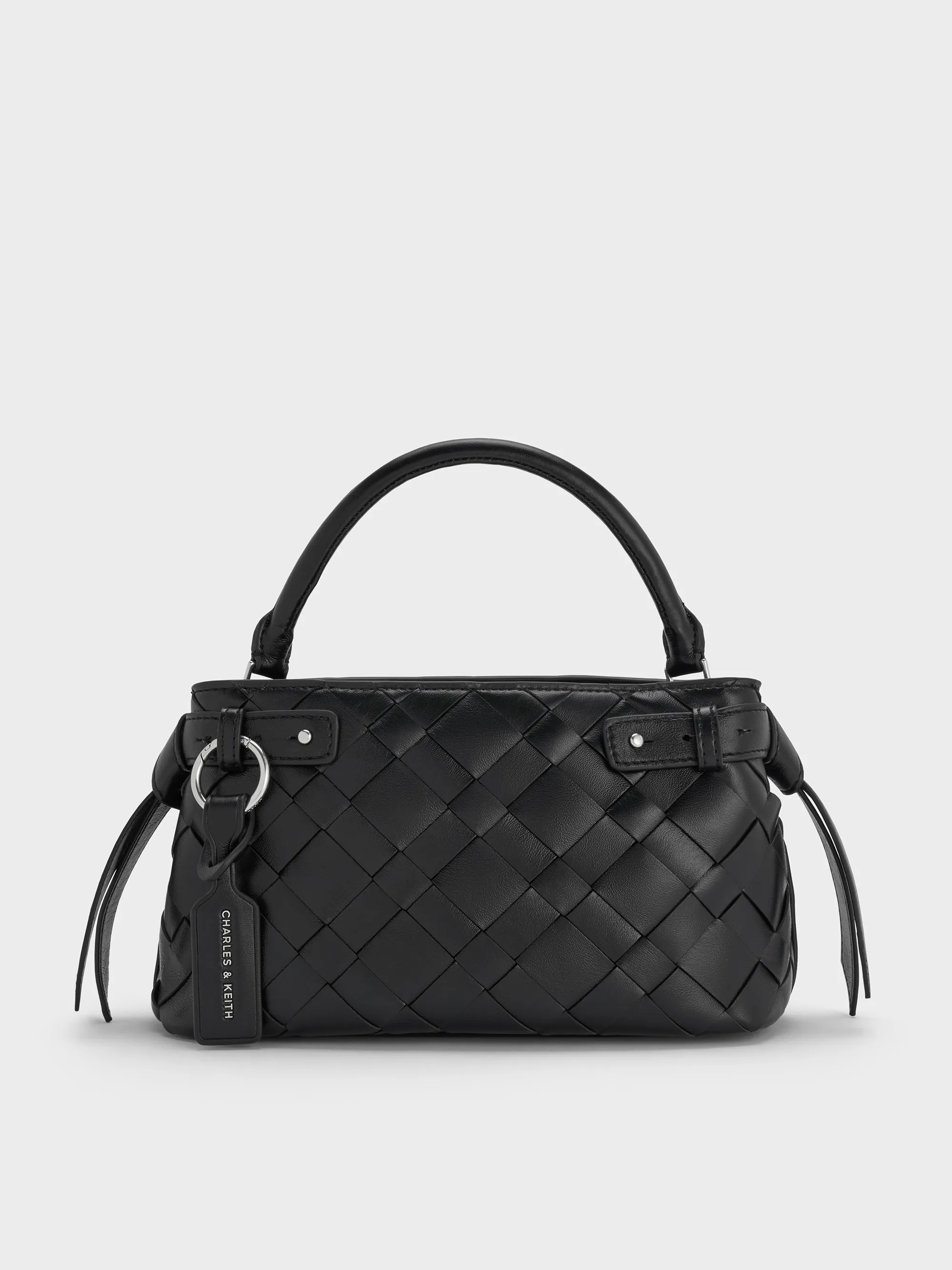 Charles & Keith - Ivette Woven Top Handle Bag sold by Charles & Keith