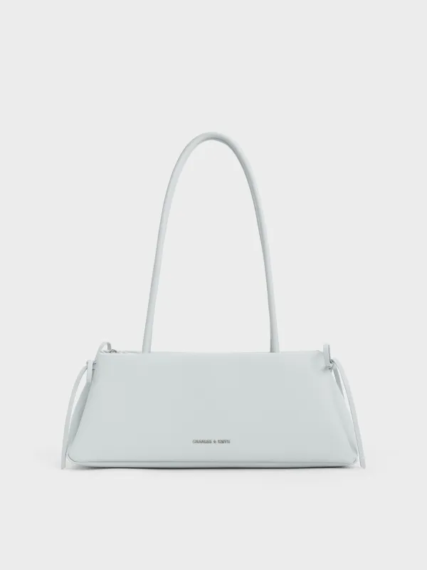 Charles & Keith - Hazel Bow Elongated Trapeze Shoulder Bag sold by Charles & Keith