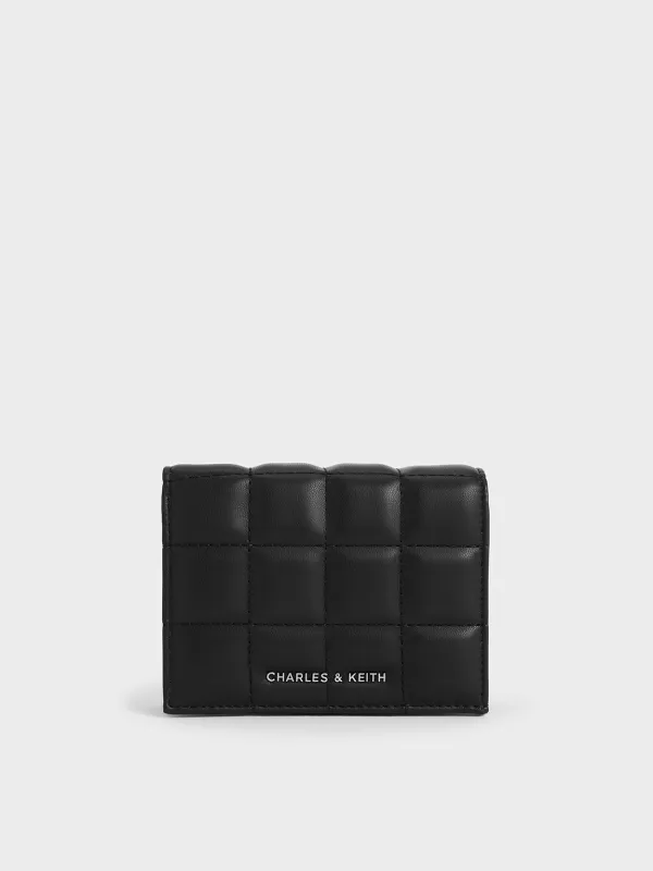 Charles & Keith - Cassia Quilted Chain-Handle Mini Wallet sold by Charles & Keith