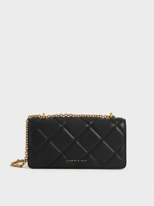 Charles & Keith - Paffuto Quilted Wallet On Chain sold by Charles & Keith