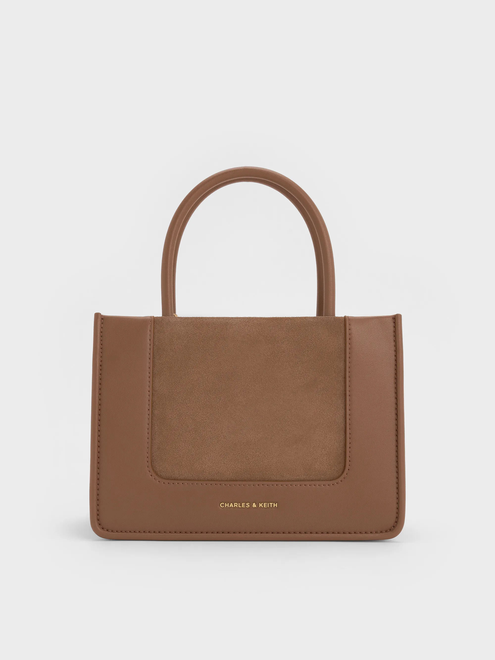 Charles & Keith - Mini Daylla Recycled Suede Tote Bag sold by Charles & Keith