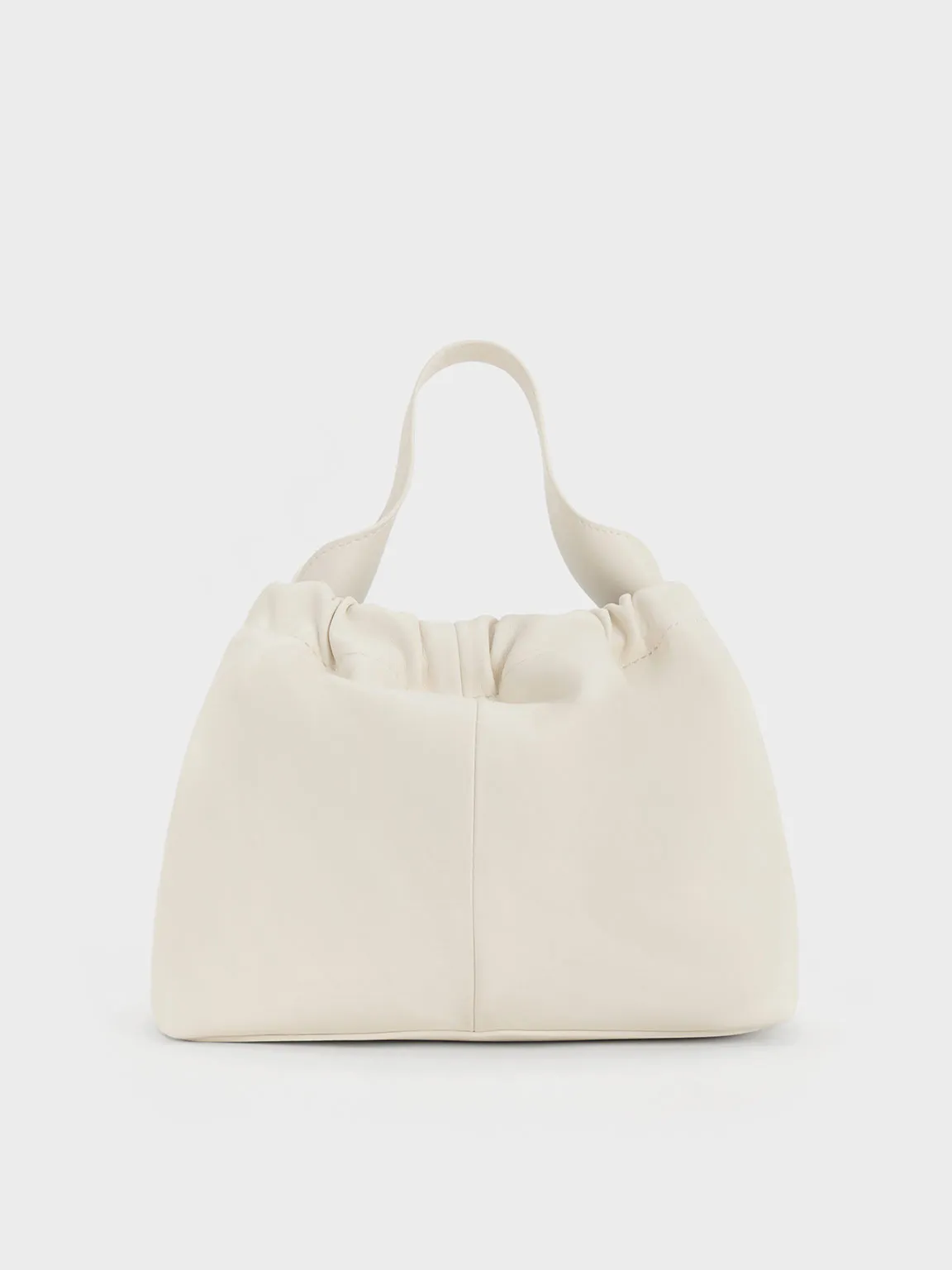 Charles & Keith - Ally Ruched Chain-Handle Bag sold by Charles & Keith
