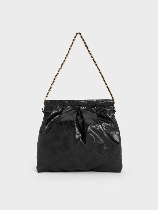 Charles & Keith - Duo Double Chain Hobo Bag sold by Charles & Keith