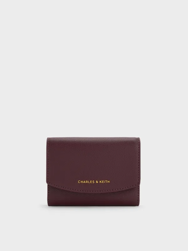 Charles & Keith - Briony Curved Flap Wallet sold by Charles & Keith