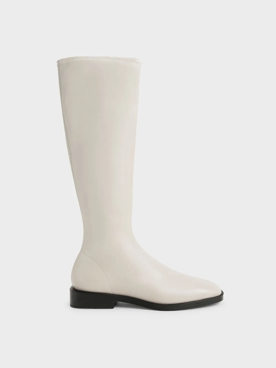 Charles & Keith - Sasky Knee High Flat Boots sold by Charles & Keith