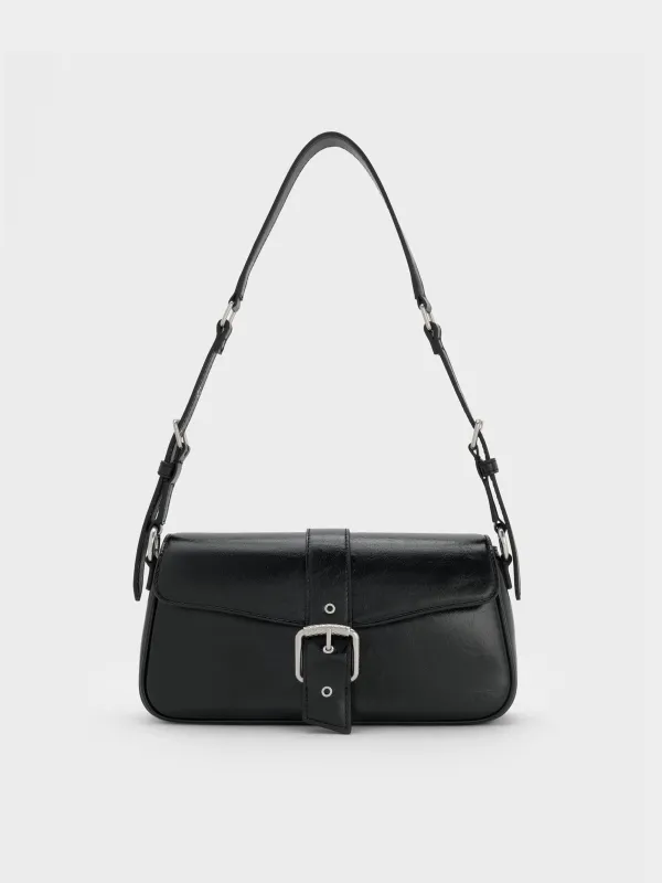 Charles & Keith - Blaise Belted Shoulder Bag sold by Charles & Keith