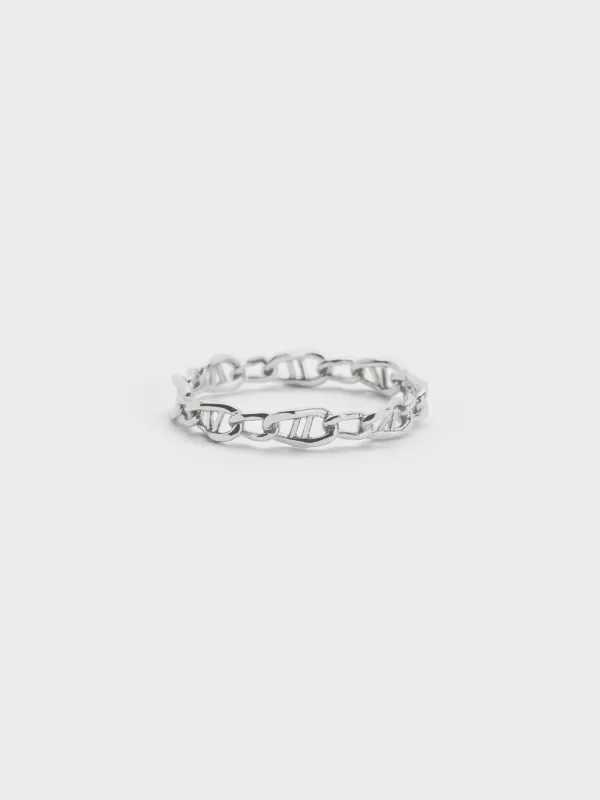 Charles & Keith - Nyra Mixed-Link Chain Ring sold by Charles & Keith