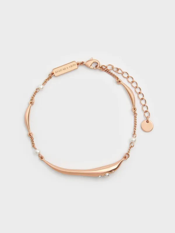 Charles & Keith - Corrine Pearl Sculptural Bracelet sold by Charles & Keith