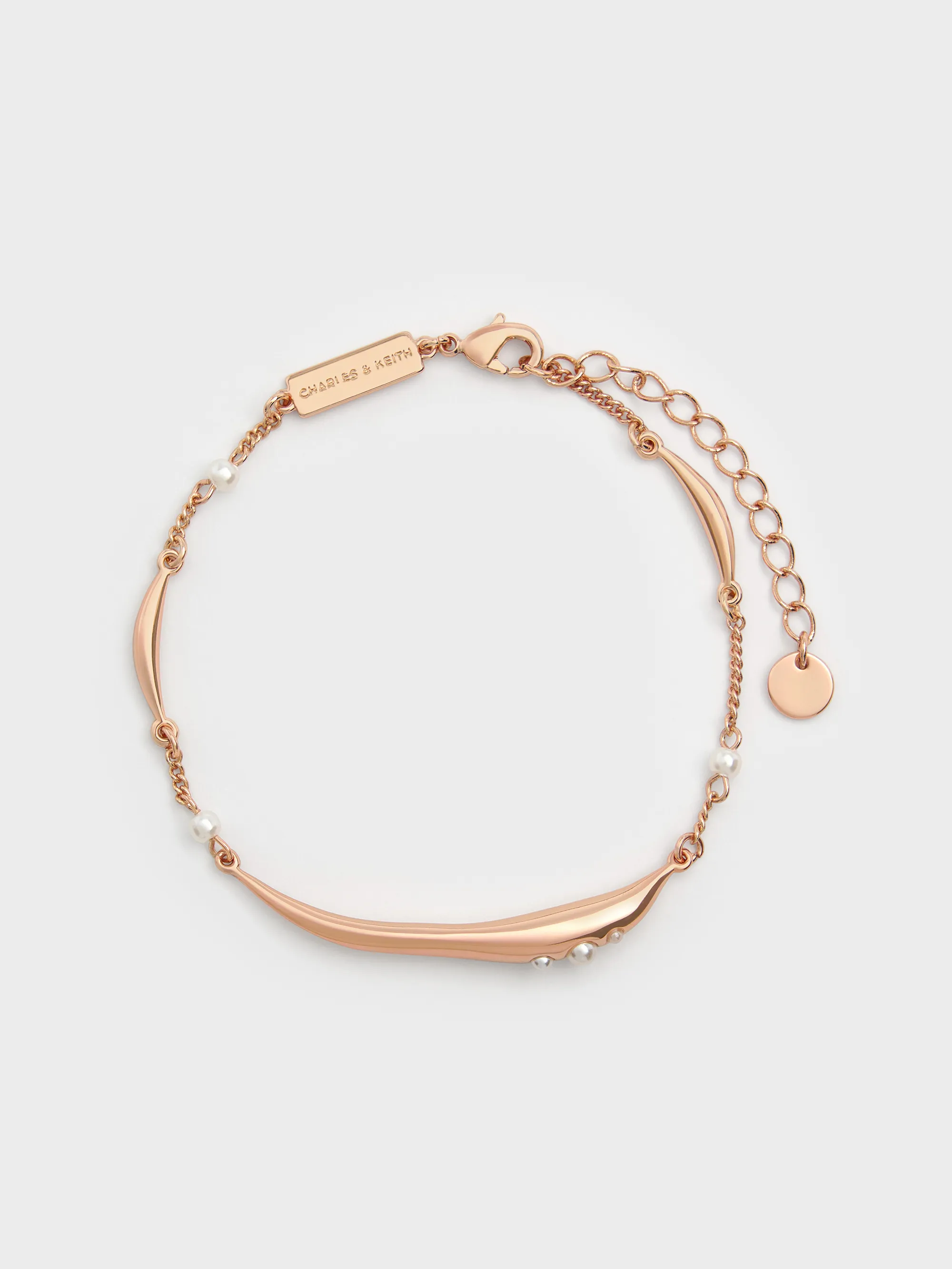 Charles & Keith - Corrine Pearl Sculptural Bracelet sold by Charles & Keith