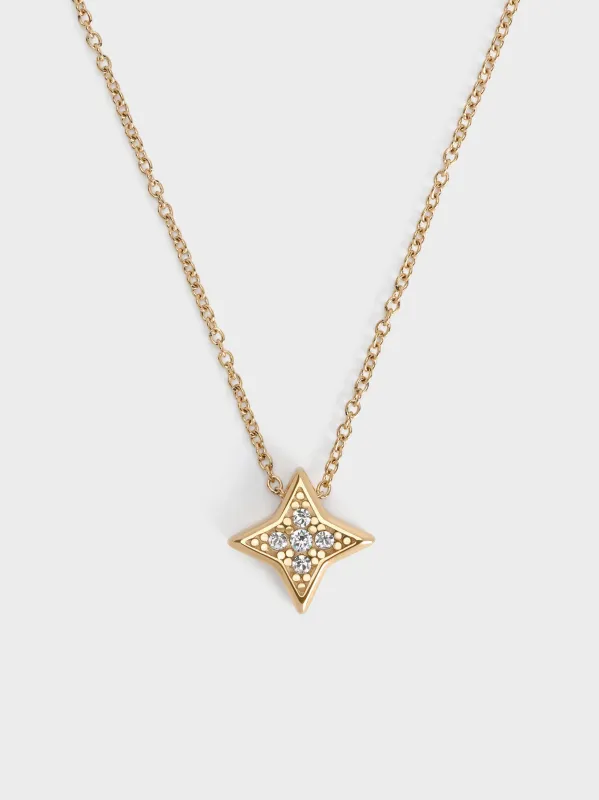 Charles & Keith - Everest Crystal Star Necklace sold by Charles & Keith