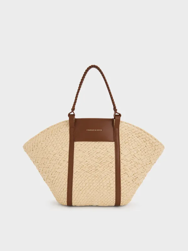 Charles & Keith - Shalia Raffia Basket Bag sold by Charles & Keith