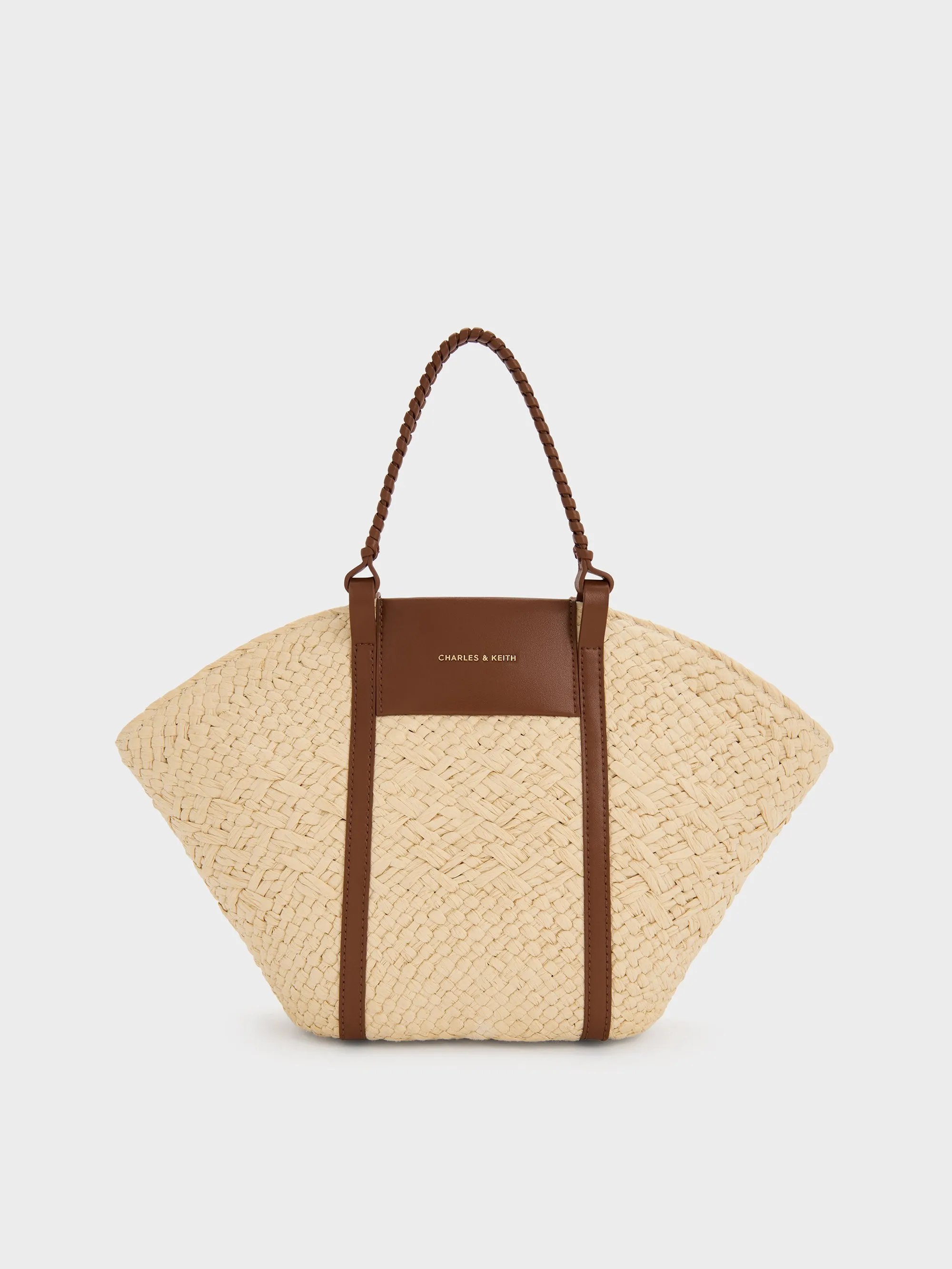 Charles & Keith - Shalia Raffia Basket Bag sold by Charles & Keith