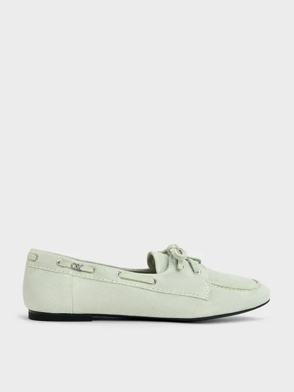 Charles & Keith - Kori Suede Boat Shoes sold by Charles & Keith