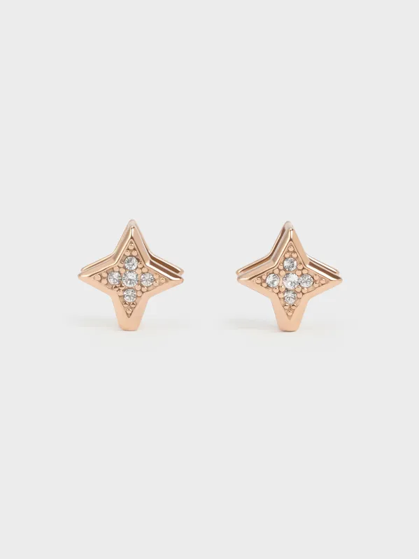 Charles & Keith - Everest Crystal Star Earrings sold by Charles & Keith