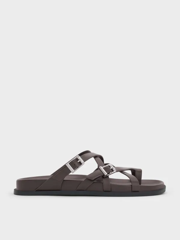 Charles & Keith - Crossover Toe-Ring Sandals sold by Charles & Keith