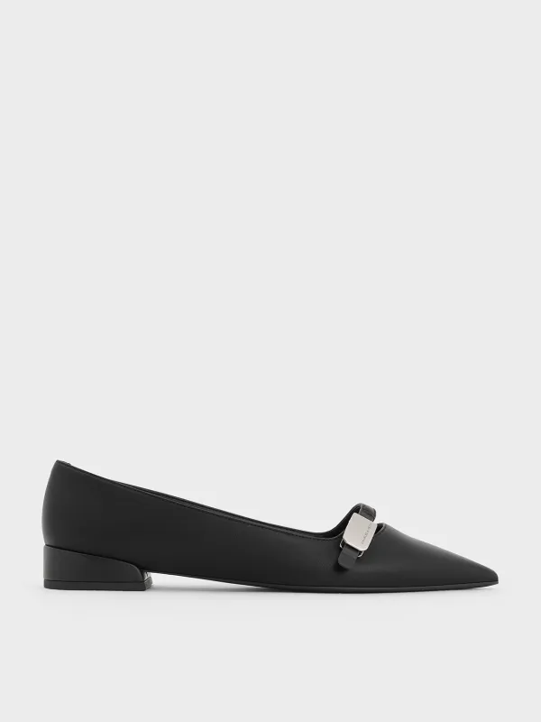 Charles & Keith - Robbie Pointed-Toe Ballet Flats made by Charles & Keith