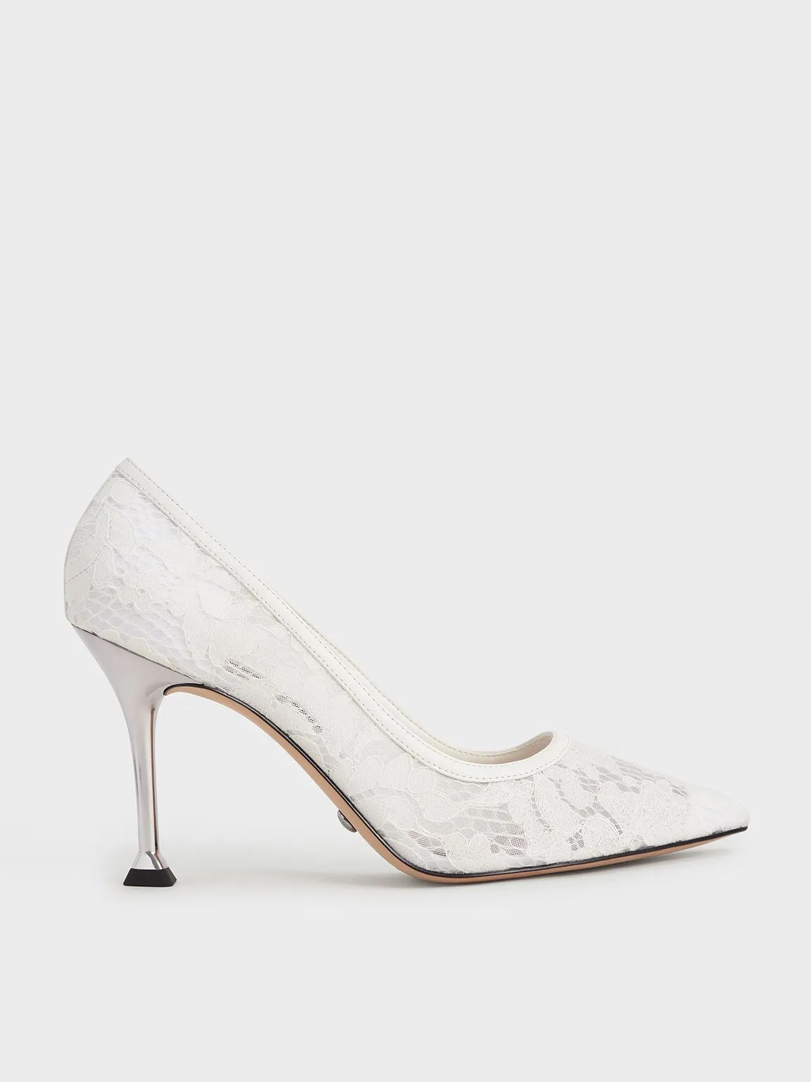 Charles & Keith - Lace & Mesh Pumps sold by Charles & Keith