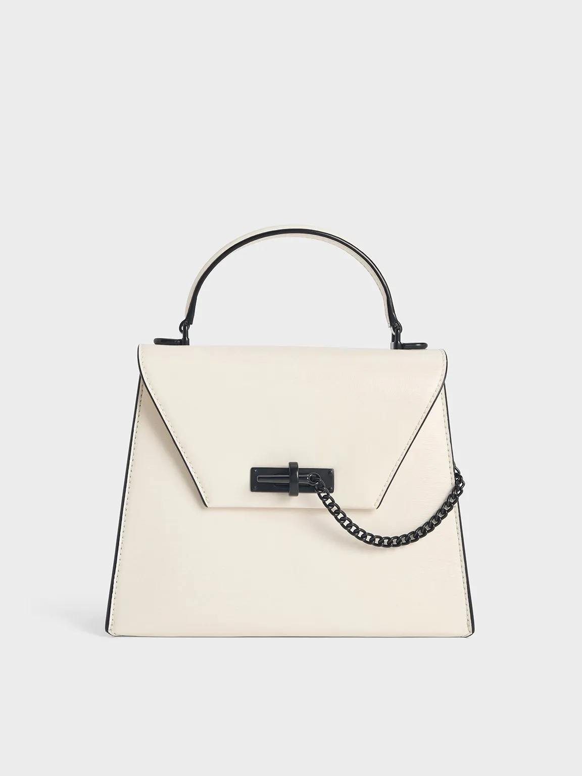 Charles & Keith - Samantha Envelope Top Handle Bag sold by Charles & Keith