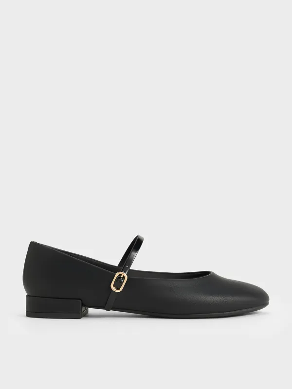 Charles & Keith - Gertrude Round-Toe Mary Janes sold by Charles & Keith