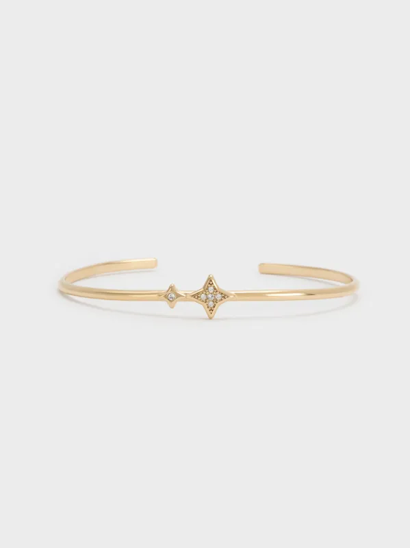 Charles & Keith - Everest Crystal Star Bangle sold by Charles & Keith