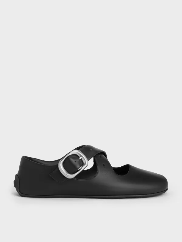 Charles & Keith - Crossover-Strap Mary Janes sold by Charles & Keith