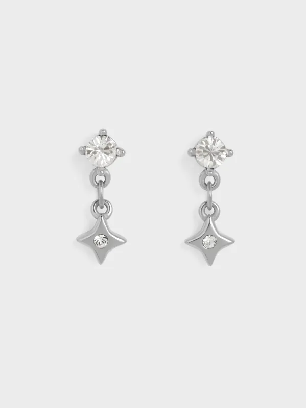 Charles & Keith - Everest Crystal Star Drop Earrings sold by Charles & Keith