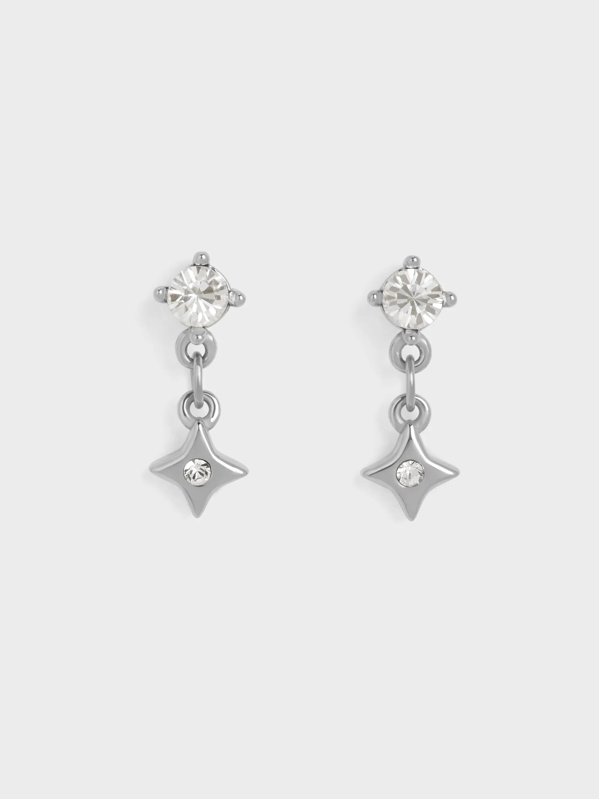 Charles & Keith - Everest Crystal Star Drop Earrings sold by Charles & Keith