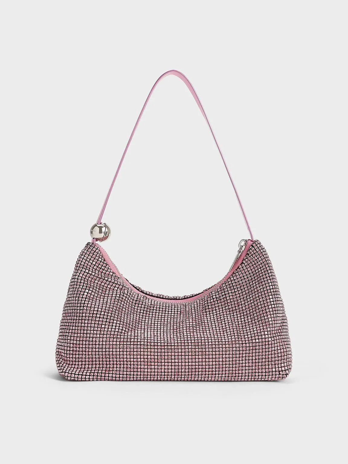 Charles & Keith - Crystal-Embellished Two-Way Bag sold by Charles & Keith