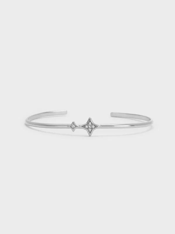 Charles & Keith - Everest Crystal Star Bangle sold by Charles & Keith