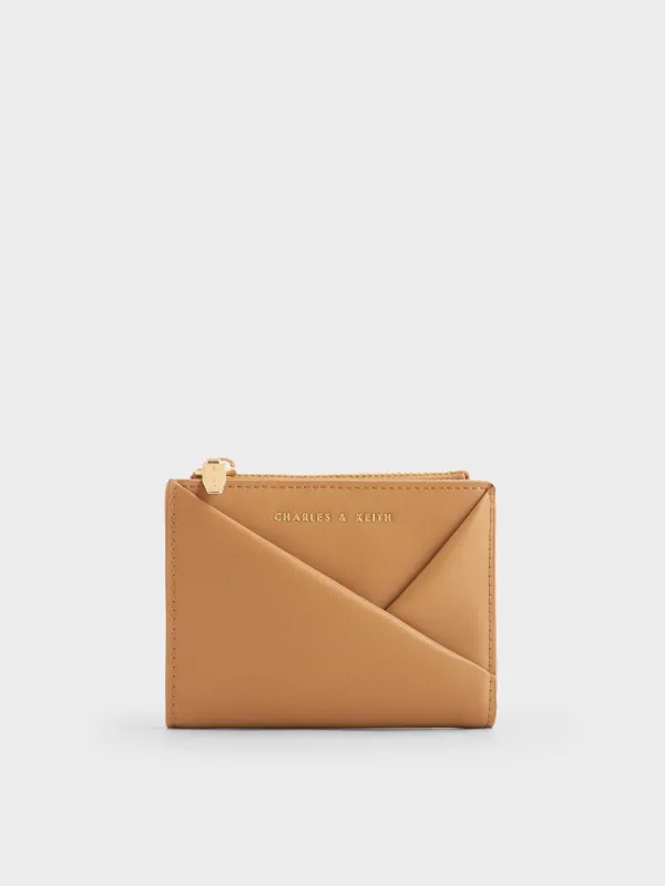 Charles & Keith - Midori Geometric Top-Zip Wallet sold by Charles & Keith