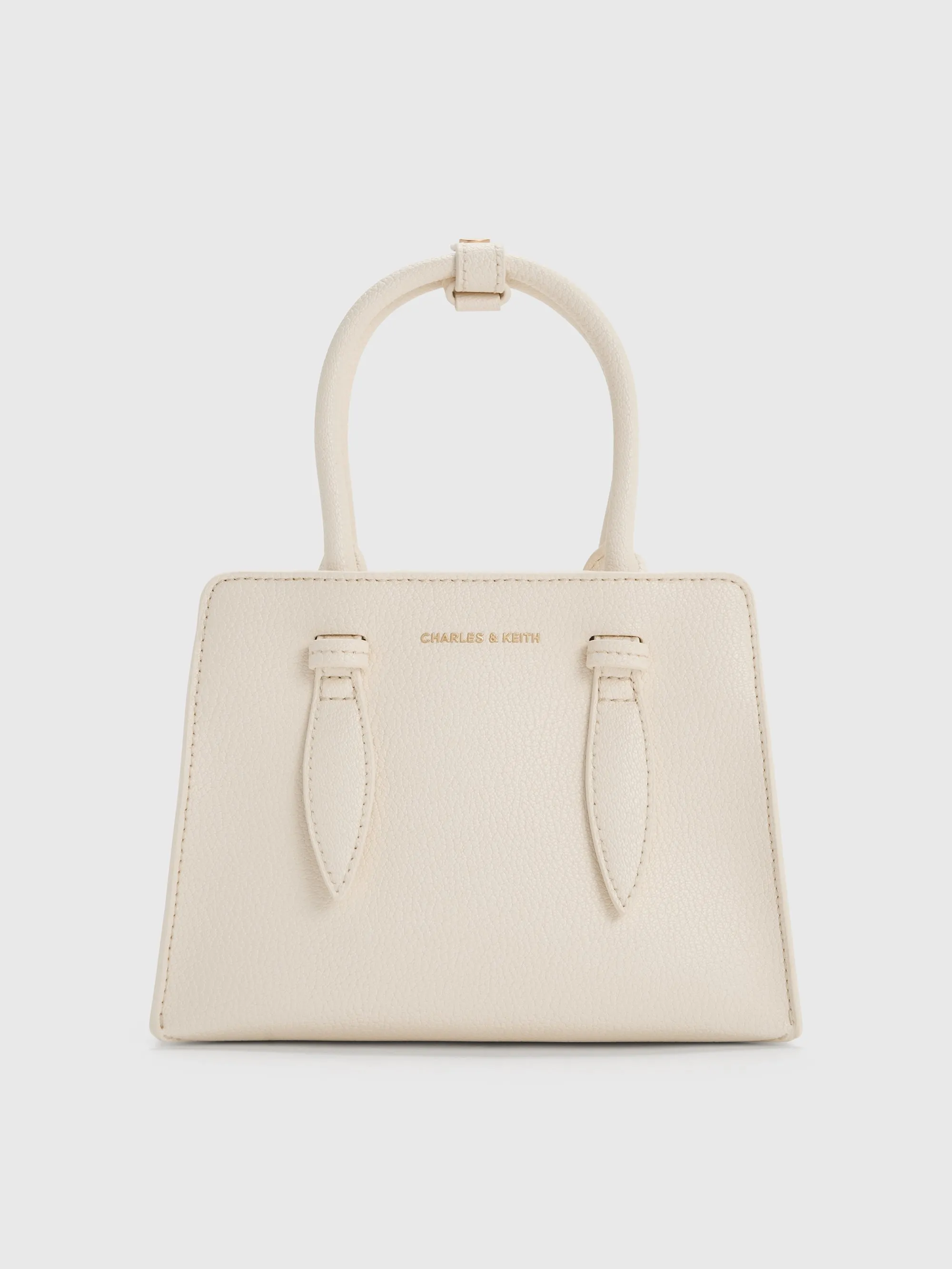 Charles & Keith - Allyn Structured Trapeze Tote Bag sold by Charles & Keith