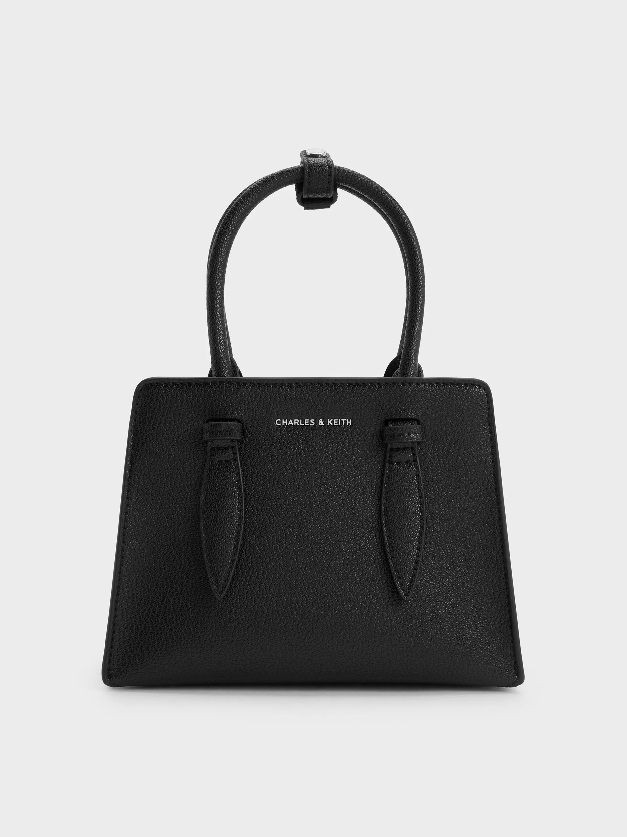 Charles & Keith - Allyn Structured Trapeze Tote Bag sold by Charles & Keith