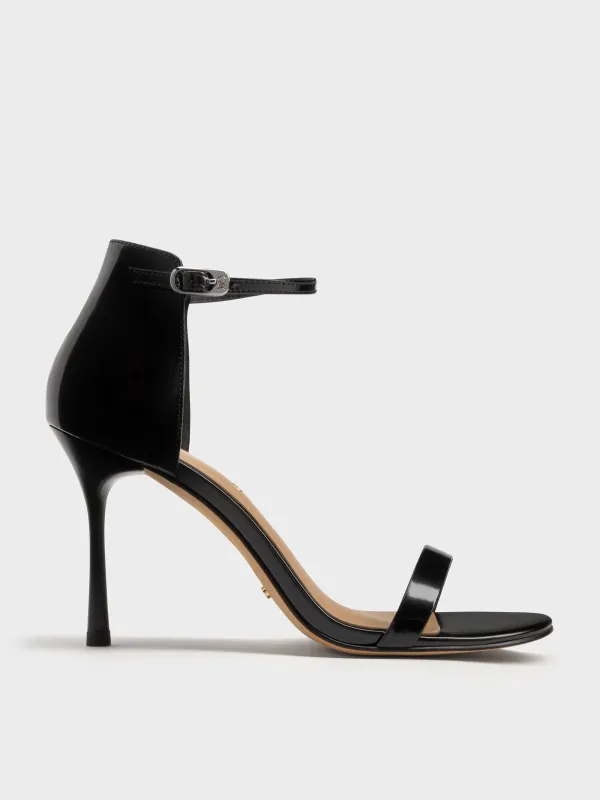 Charles & Keith - Kyra Leather Stiletto Sandals sold by Charles & Keith