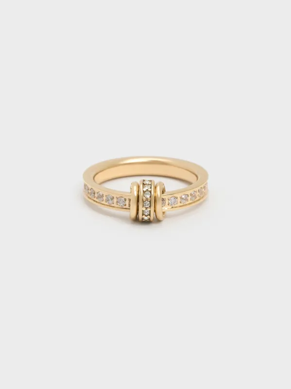 Charles & Keith - Hermione Crystal Ring sold by Charles & Keith