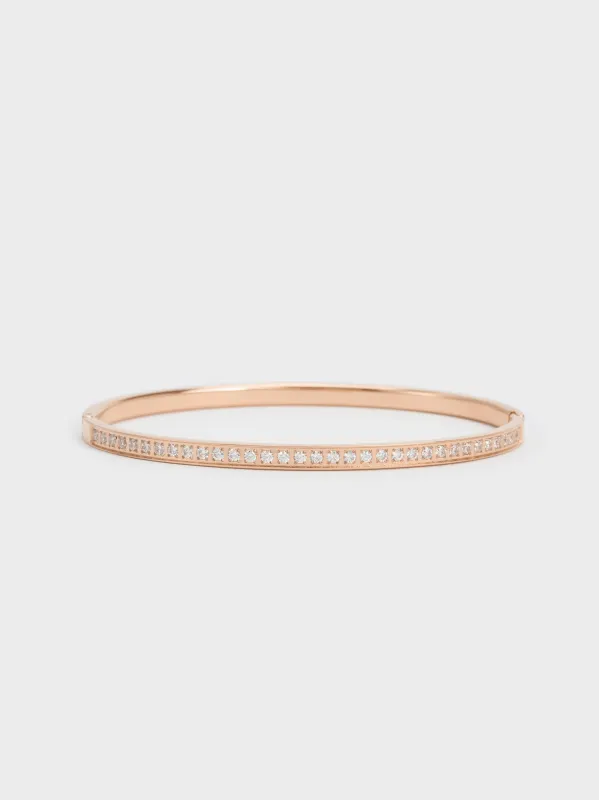 Charles & Keith - Hermione Crystal Bangle sold by Charles & Keith
