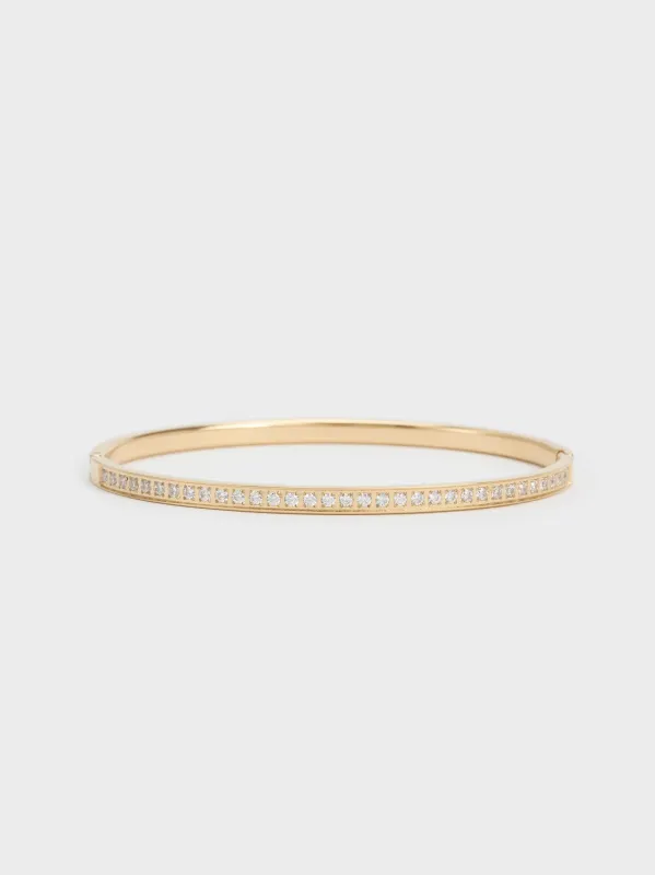 Charles & Keith - Hermione Crystal Bangle sold by Charles & Keith