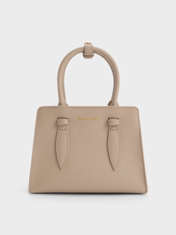 Charles & Keith - Allyn Structured Trapeze Tote Bag sold by Charles & Keith