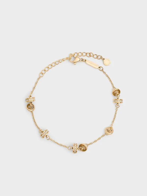 Charles & Keith - Hermione Crystal Bracelet sold by Charles & Keith
