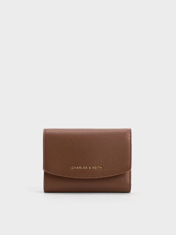 Charles & Keith - Briony Curved Flap Wallet sold by Charles & Keith